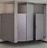 Electorstatic painted lockers