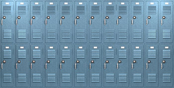 Electrostatic Painted Lockers in Texas